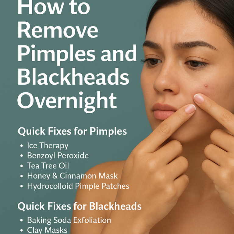 Pimples and Blackheads