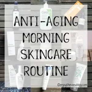 anti-ageing morning routine